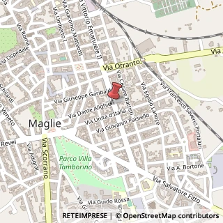 Mappa Via Vittorio Emanuele, 212, 73024 Maglie, Lecce (Puglia)