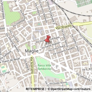 Mappa Via Giuseppe Mazzini, 48, 73024 Maglie, Lecce (Puglia)