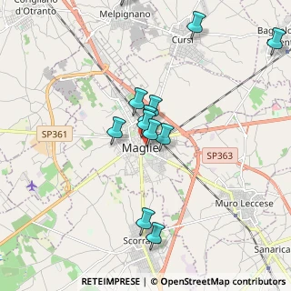 Mappa Via Giuseppe Mazzini, 73024 Maglie LE, Italia (1.96)
