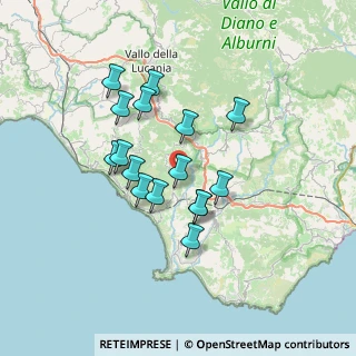 Mappa Parco Nazionale del Cilento, 84070 San Mauro la Bruca SA, Italia (6.27063)