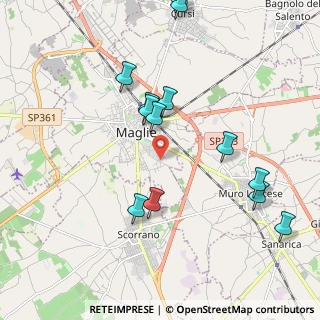 Mappa Via Saverio Sticchi, 73024 Maglie LE, Italia (2.37231)
