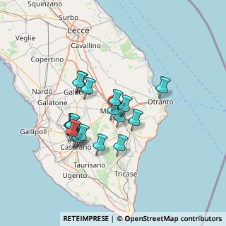 Mappa Via Saverio Sticchi, 73024 Maglie LE, Italia (12.37)