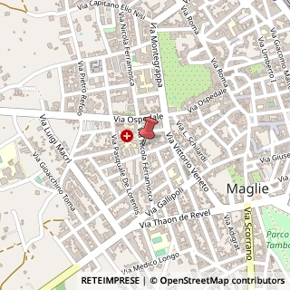 Mappa Via Nicola Ferramosca, 32, 73024 Maglie, Lecce (Puglia)