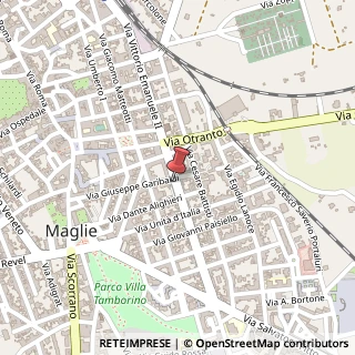 Mappa Via Vittorio Emanuele, 190, 73024 Maglie, Lecce (Puglia)