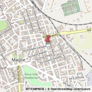 Mappa Via Vittorio Emanuele, 119, 73024 Maglie, Lecce (Puglia)