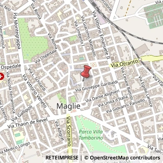 Mappa Via Pietro Lama, 33, 73024 Maglie, Lecce (Puglia)