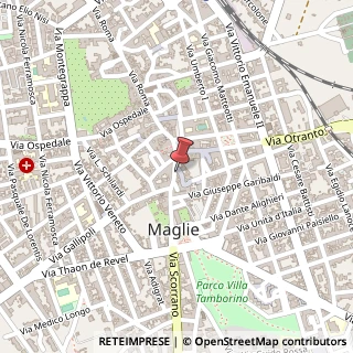 Mappa Via Trento e Trieste, 27, 73024 Maglie, Lecce (Puglia)