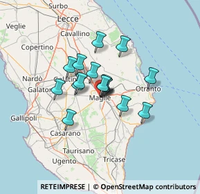 Mappa Via Trento e Trieste, 73024 Maglie LE, Italia (9.44313)