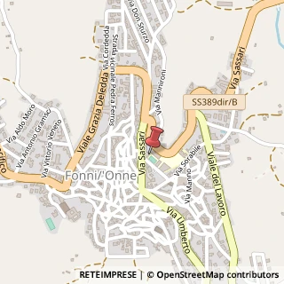 Mappa Piazza Giacomo Matteotti, 1, 08023 Fonni, Nuoro (Sardegna)