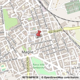 Mappa Via Indipendenza, 5, 73024 Maglie, Lecce (Puglia)