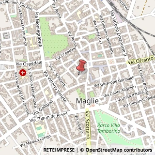 Mappa Via Toma Nuzzichi, 18, 73024 Maglie, Lecce (Puglia)