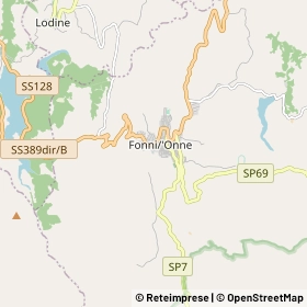 Mappa Fonni