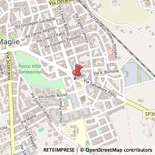Mappa Corso Cavour, 73024 Maglie, Lecce (Puglia)