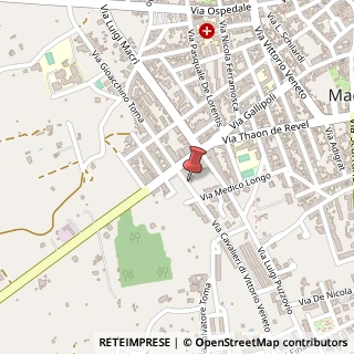 Mappa Via Cavalieri di Vittorio Veneto, 11, 73024 Maglie, Lecce (Puglia)