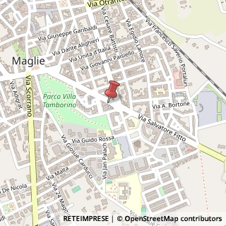 Mappa Via Salvatore Fitto, 62, 73024 Maglie, Lecce (Puglia)