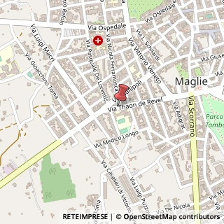Mappa Via Thaon de Revel, 48, 73024 Maglie, Lecce (Puglia)