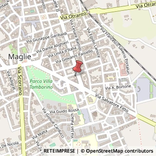 Mappa Via Vittorio Emanuele, 290, 73024 Maglie, Lecce (Puglia)
