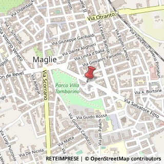 Mappa Via muro 6, 73024 Maglie, Lecce (Puglia)