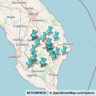 Mappa Via Giovanni Onorio, 73024 Maglie LE, Italia (10.997)