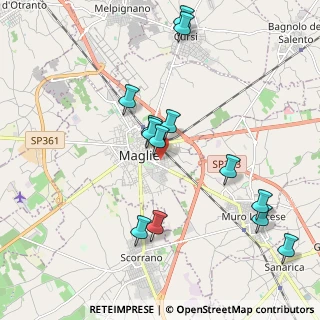 Mappa Via Marconi, 73024 Maglie LE, Italia (2.25462)