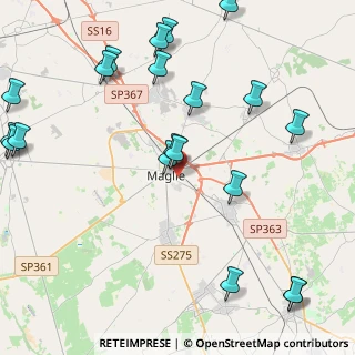 Mappa Via Marconi, 73024 Maglie LE, Italia (6.0215)