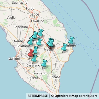 Mappa Via Marconi, 73024 Maglie LE, Italia (10.384)