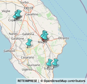 Mappa Via Egidio Lanoce, 73024 Maglie LE, Italia (22.70364)