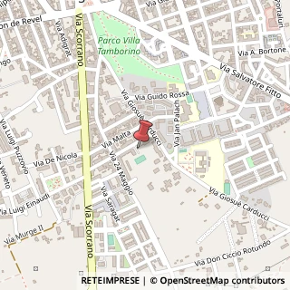 Mappa Area retrostante il pattinodromo,73024, Via Francesco Negro, 73024 Maglie LE, Italia, 73024 Maglie, Lecce (Puglia)