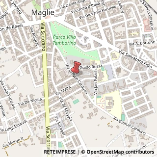 Mappa Via carducci giosue', 73024 Maglie, Lecce (Puglia)
