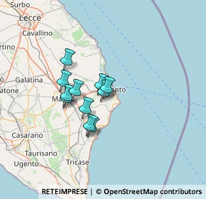 Mappa 73020 Casamassella LE, Italia (9.68182)