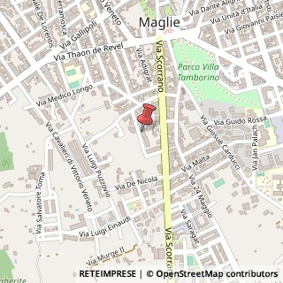Mappa Via Raffaele Palma, 29, 73024 Maglie, Lecce (Puglia)