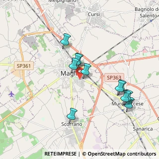 Mappa Piazza Vittorio Bachelet, 73024 Maglie LE, Italia (1.92818)
