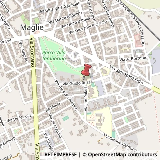 Mappa Via Guido Rossa, 13, 73024 Maglie, Lecce (Puglia)