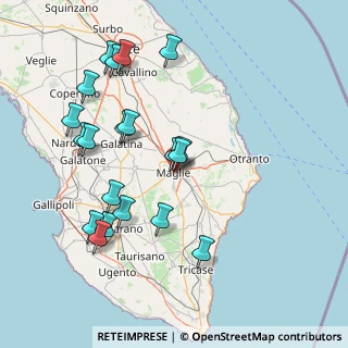 Mappa Via Giosuè Carducci, 73024 Maglie LE, Italia (17.7315)