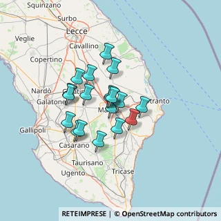 Mappa Via F. Casatello, 73024 Maglie LE, Italia (10.21158)