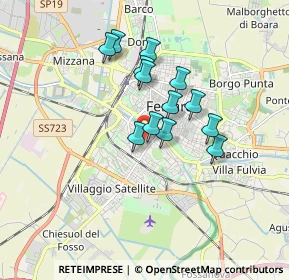 Mappa Via Tancredi Trotti Mosti, 44122 Ferrara FE, Italia (1.34769)