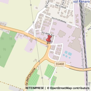 Mappa Via Perossaro, 187, 41038 San Felice sul Panaro, Modena (Emilia Romagna)