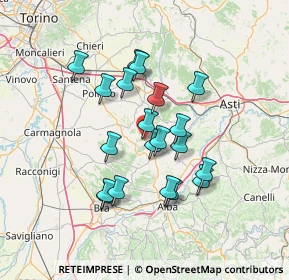 Mappa Borgo Vittori, 12046 Montà CN, Italia (11.8115)