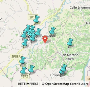 Mappa Frazione lavezzole basso11 a, 14015 San Damiano D'asti AT, Italia (2.05278)