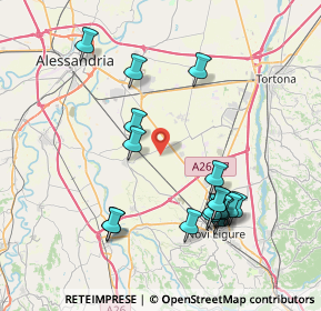 Mappa 15062 Bosco Marengo AL, Italia (8.21556)