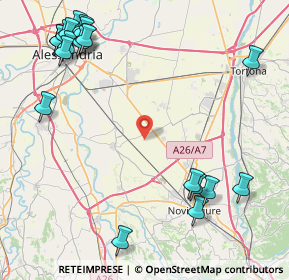 Mappa 15062 Bosco Marengo AL, Italia (11.8325)