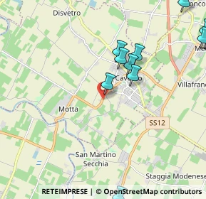 Mappa Via Camillo Cavour, 41032 Cavezzo MO, Italia (2.88077)