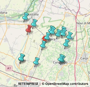 Mappa Via Emilio Alessandrini, 42017 Novellara RE, Italia (6.73471)