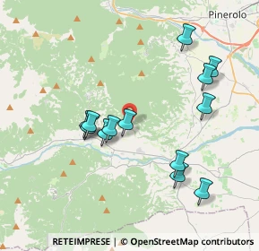 Mappa Strada panoramica Bealera Peyrota, 10062 Luserna San Giovanni TO, Italia (3.73615)