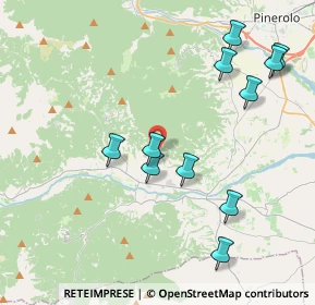 Mappa Strada panoramica Bealera Peyrota, 10062 Luserna San Giovanni TO, Italia (4.33545)