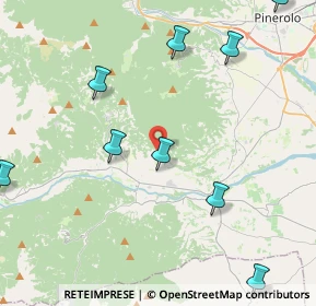 Mappa Strada panoramica Bealera Peyrota, 10062 Luserna San Giovanni TO, Italia (5.95545)