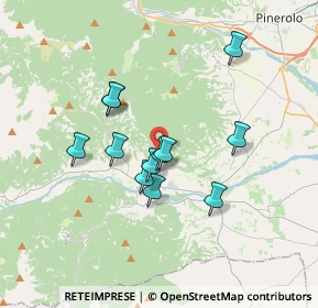 Mappa Strada panoramica Bealera Peyrota, 10062 Luserna San Giovanni TO, Italia (2.87667)