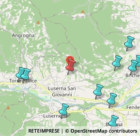 Mappa Strada panoramica Bealera Peyrota, 10062 Luserna San Giovanni TO, Italia (2.86818)