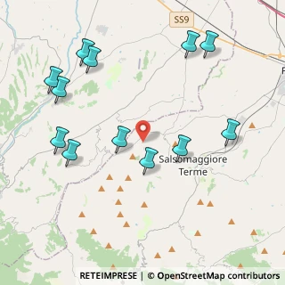 Mappa Via scipione passeri, 43039 Salsomaggiore Terme PR, Italia (4.75583)
