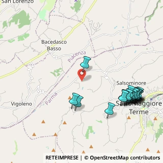Mappa Via scipione passeri, 43039 Salsomaggiore Terme PR, Italia (2.5735)